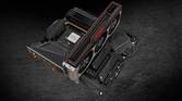 AMD radeon graphics card inserted into motherboard