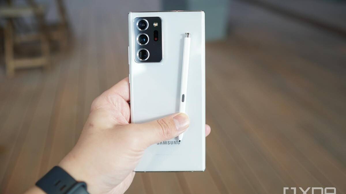 Galaxy Note 20 Ultra with the S Pen