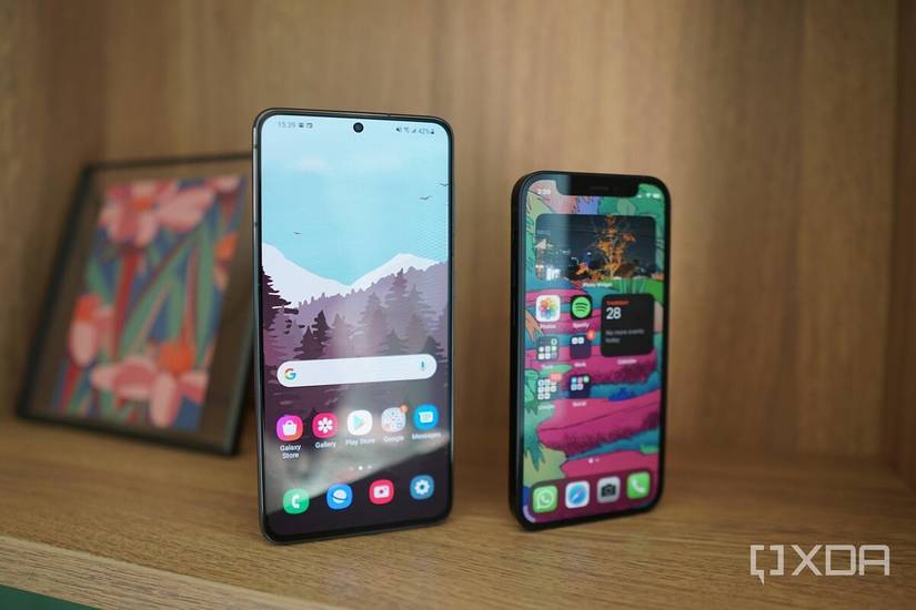 The iPhone 12 Mini and Galaxy S21
