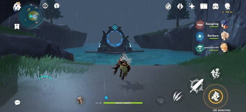 Genshin Impact - Razor character dashing through the game