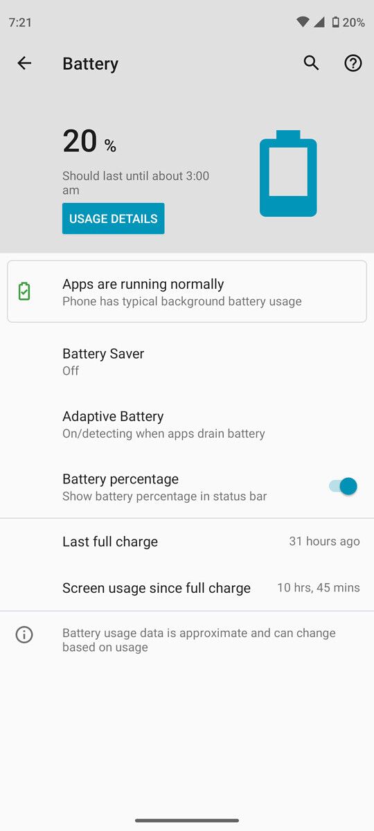 Moto G 5G Battery Life Screen-on Time