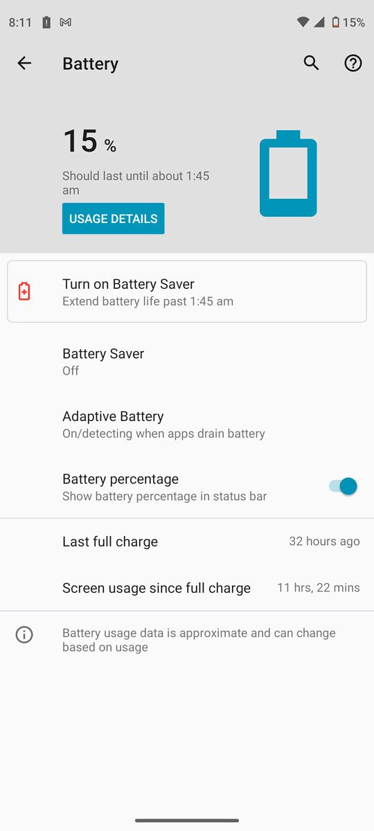 Moto G 5G Battery Life