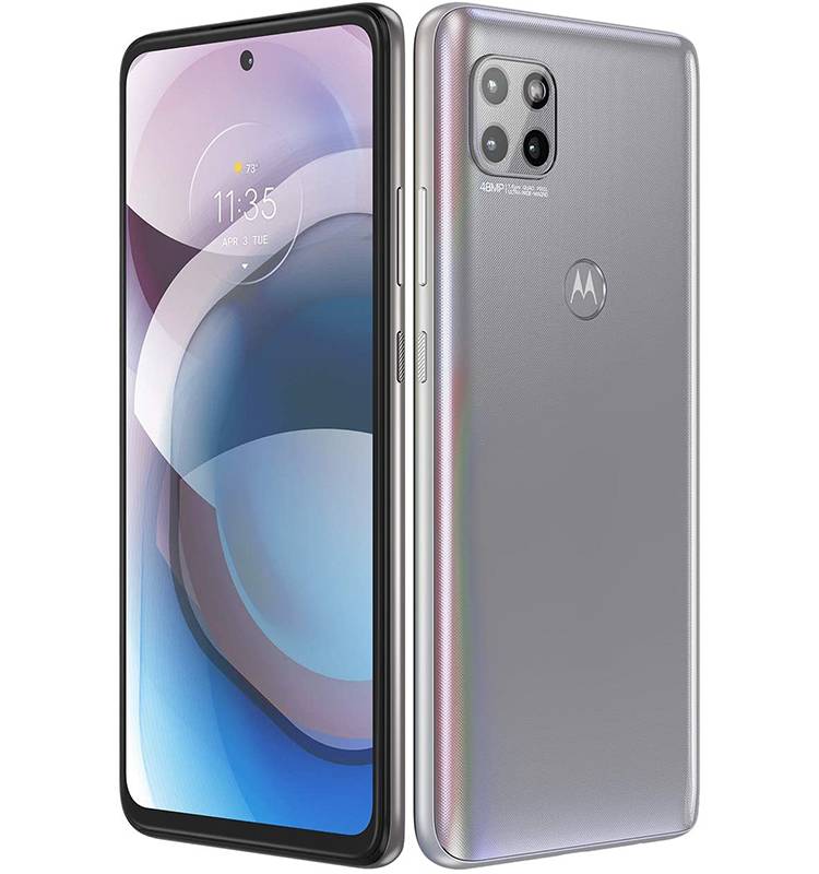 The Motorola One 5G Ace is a mid-range 5G phone that runs on Android 10, and features Qualcomm Snapdragon 750G SoC.