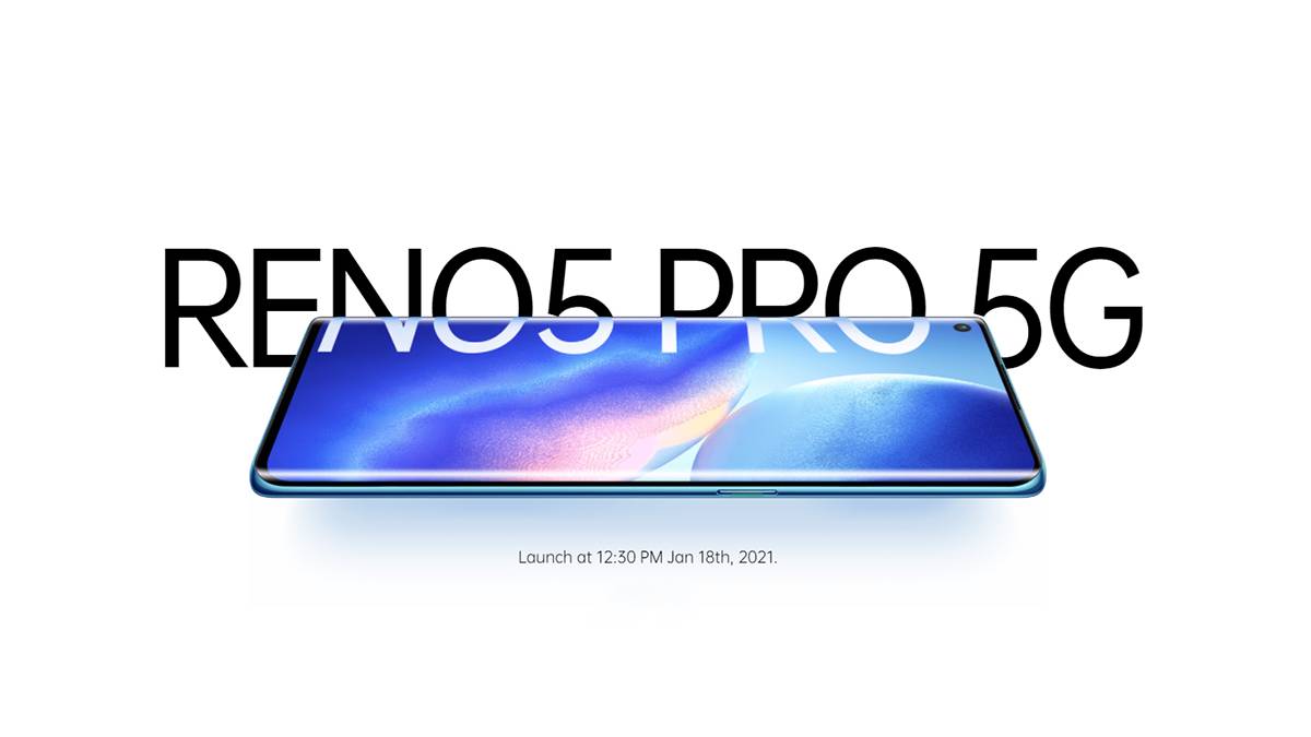 OPPO Reno 5 Pro 5G launch announcement