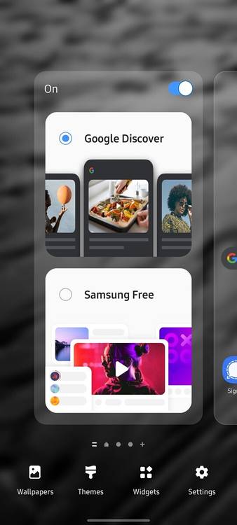One UI 3.1 Google Discover feed integration
