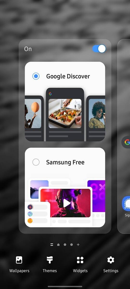 One UI 3.1 Google Discover feed integration