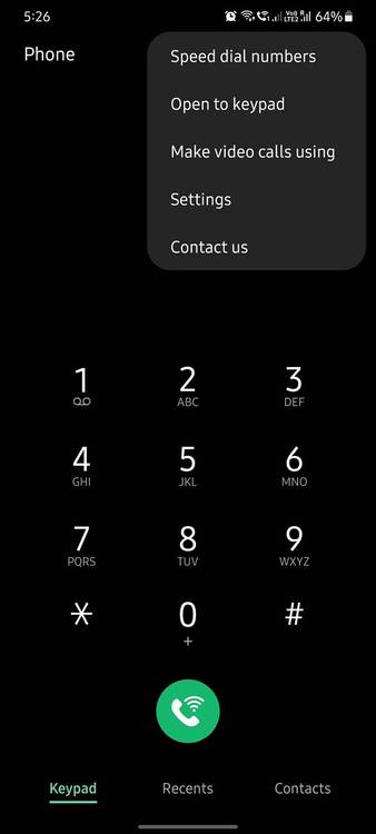 Google Duo integration in stock dialer app