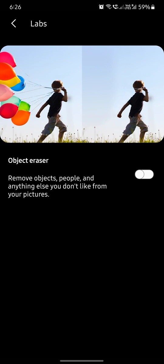 One UI 3.1 Object Eraser