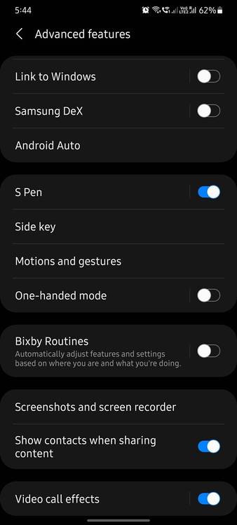 One UI 3.1 video call effects