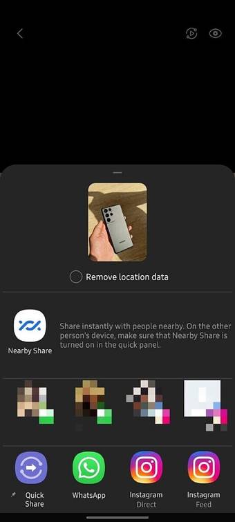Remove location data from images