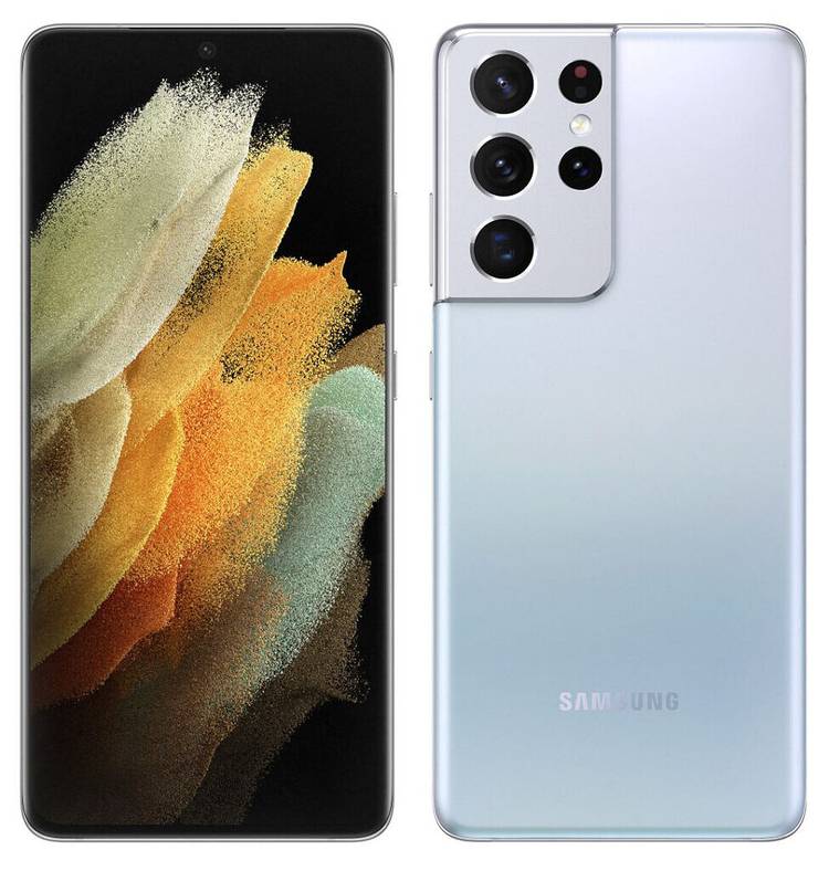 Samsung Galaxy S21 Ultra front and back