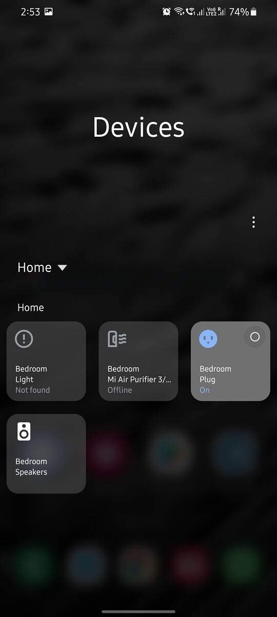 Samsung One UI 3.1 device controls (2)