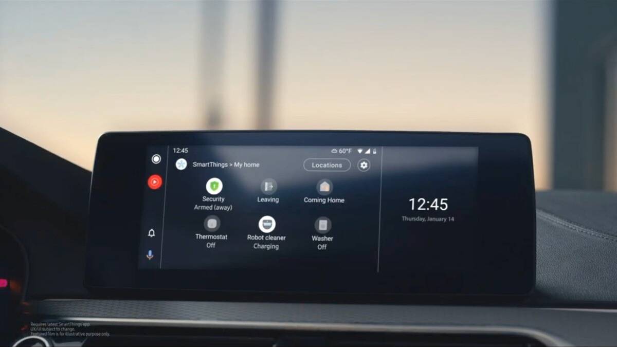 Samsung's SmartThings is now integrated with Android Auto