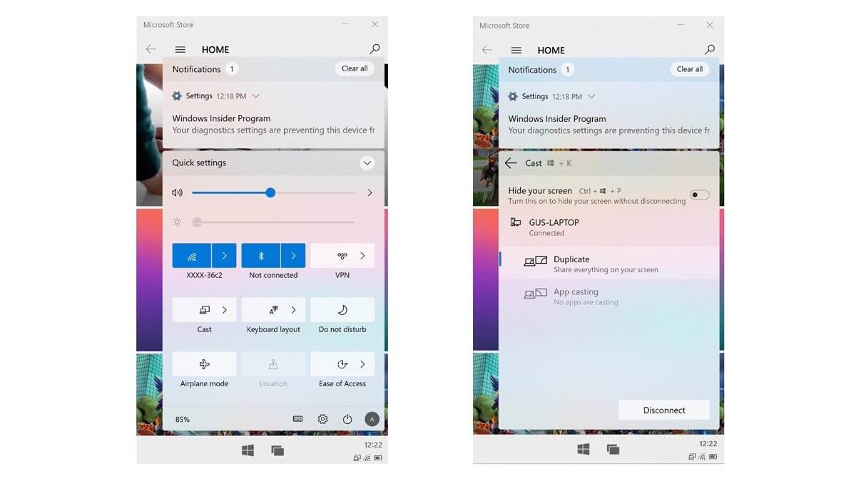 Windows 10X on Lumia 950 XL