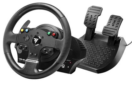 If you're playing primarily on a console, go with Thrustmaster. The TMX Force Feedback wheel provides all you want with a racing wheel at a mid-range price point.