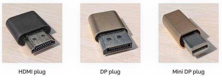 dummy display plugs