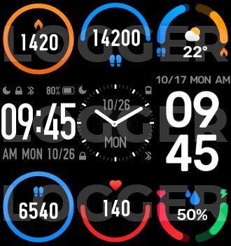 Mi Band 6 watch faces