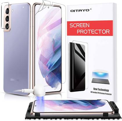 QITYAO's screen protector is a little bit unique! You have the protector harden with a UV light that's included in the box, so you'll get tough, superior protection without the hassle of a tempered glass application.