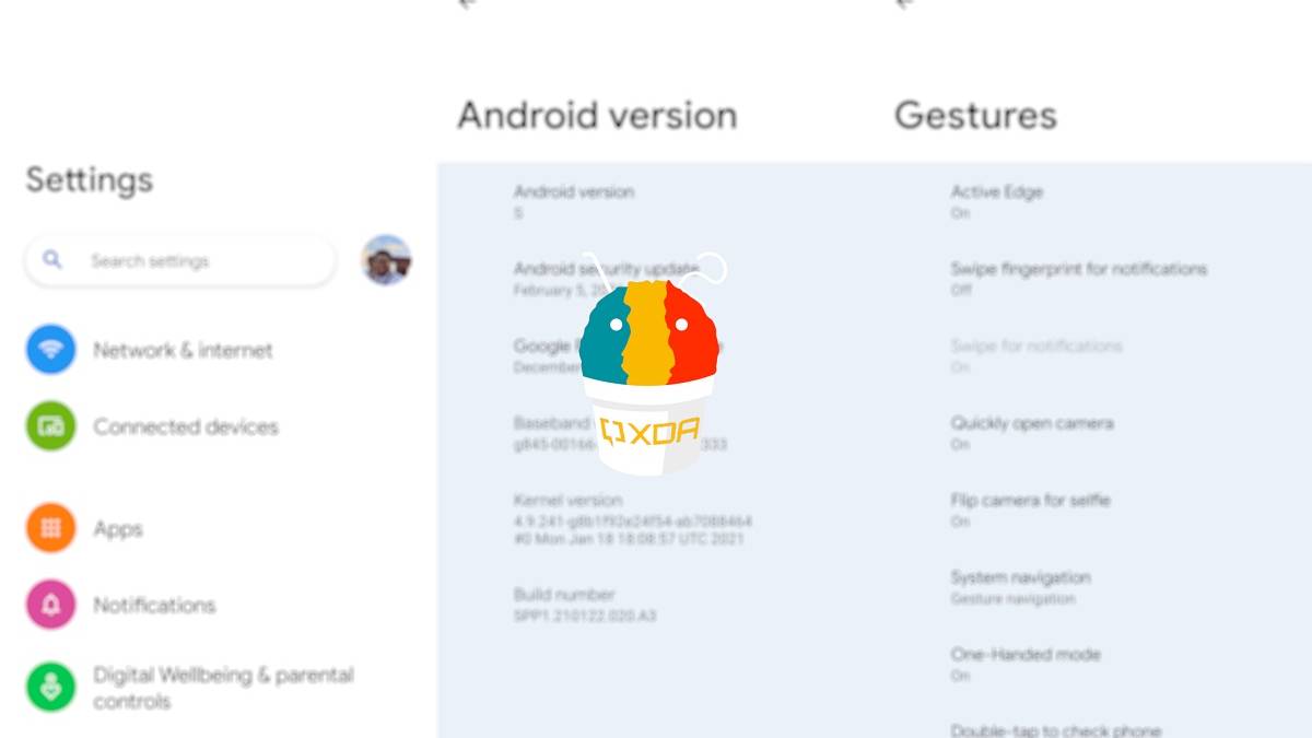 Android 12 one-handed UI