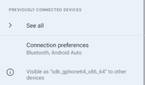 Android 12 settings with silky home feature flag enabled