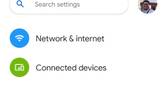 Android 12 settings with silky home feature flag enabled
