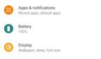 Android 12 settings page