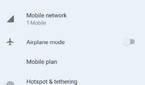 Android 12 settings with silky home feature flag enabled