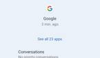 Android 12 settings with silky home feature flag enabled