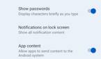 Android 12 settings with silky home feature flag enabled