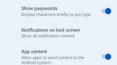 Android 12 settings with silky home feature flag enabled