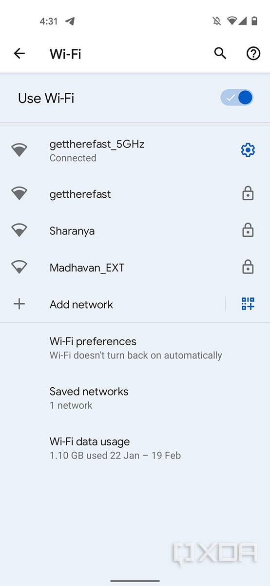 Android 12 toggles