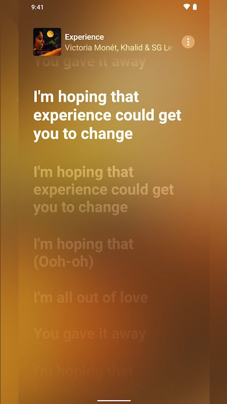 Apple Music Now Playing Screen