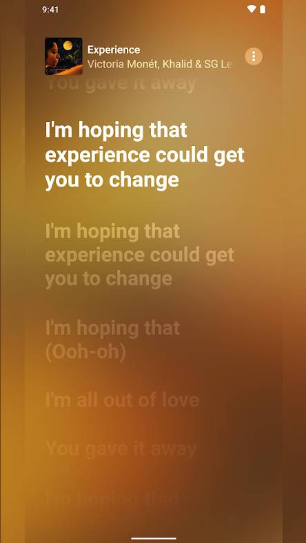 Apple Music Now Playing Screen