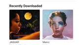 Apple Music Recently Downloaded Screen