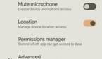 Android 12 privacy settings
