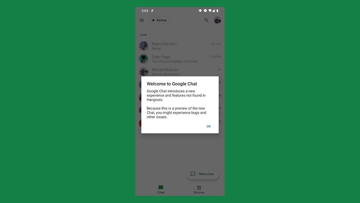 Google Chat Hangouts Preview