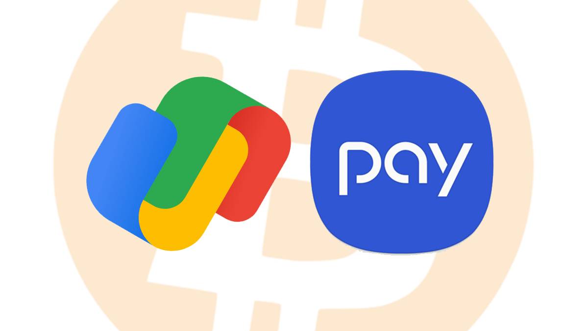 Google Pay Samsung Pay Bitcoin cryptocurrency payments