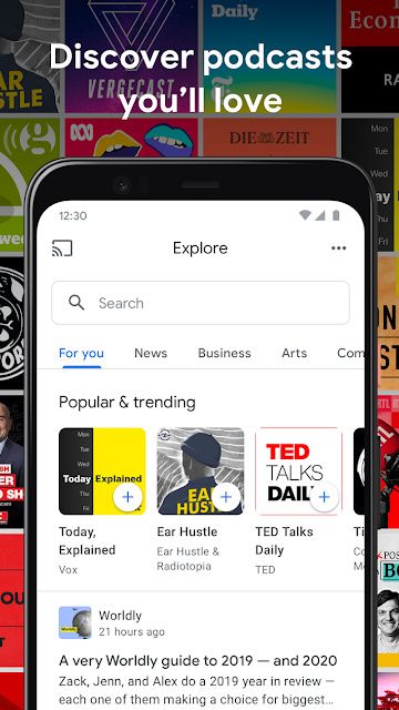 Google Podcasts Podcast App on Android