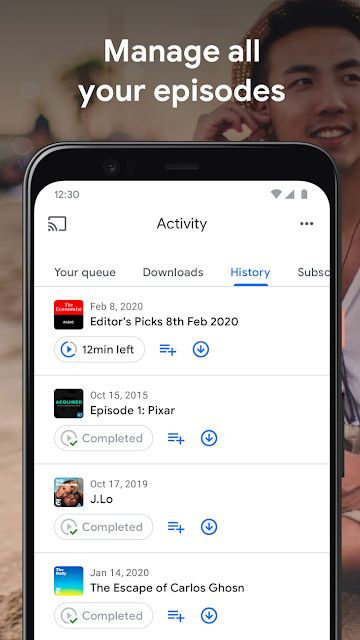 Google Podcasts Podcast App on Android