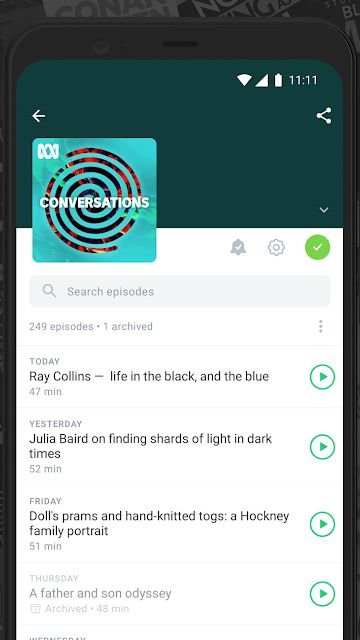 Pocket Casts Podcast App on Android