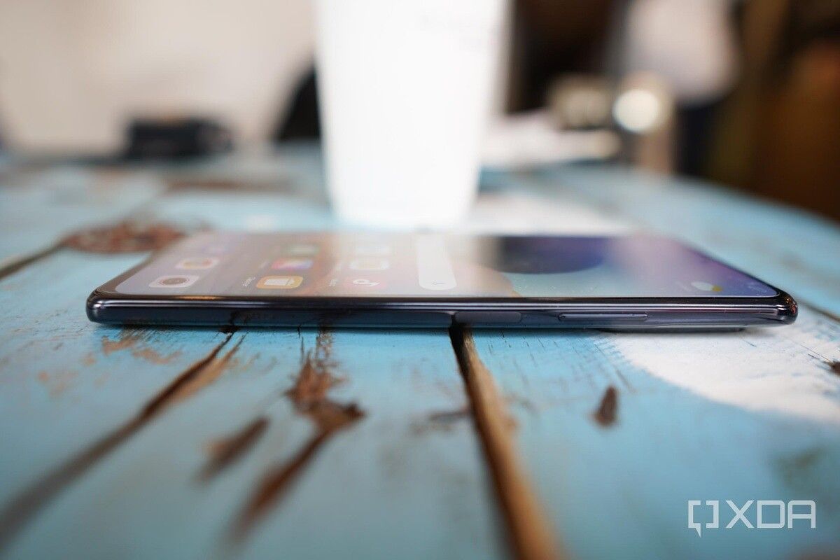 Redmi Note 10 Pro with a side-mounted fingerprint scanner
