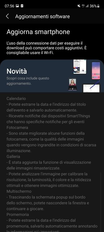 Samsung Galaxy S20 FE One UI 3.1 OTA