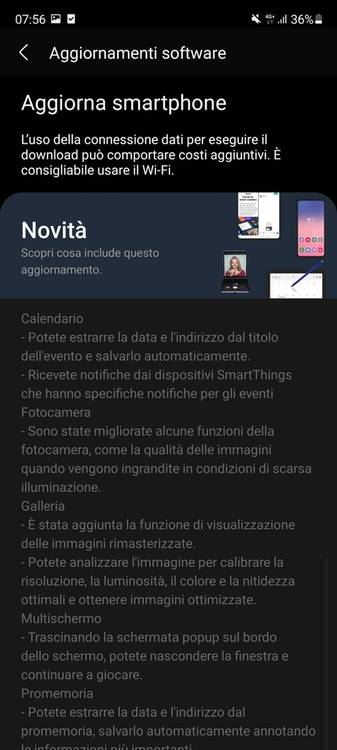 Samsung Galaxy S20 FE One UI 3.1 OTA