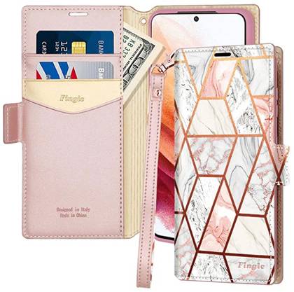 Etui Wallet-Etui Diamant Orange (Ref.8-A) Für Smartphone Altice