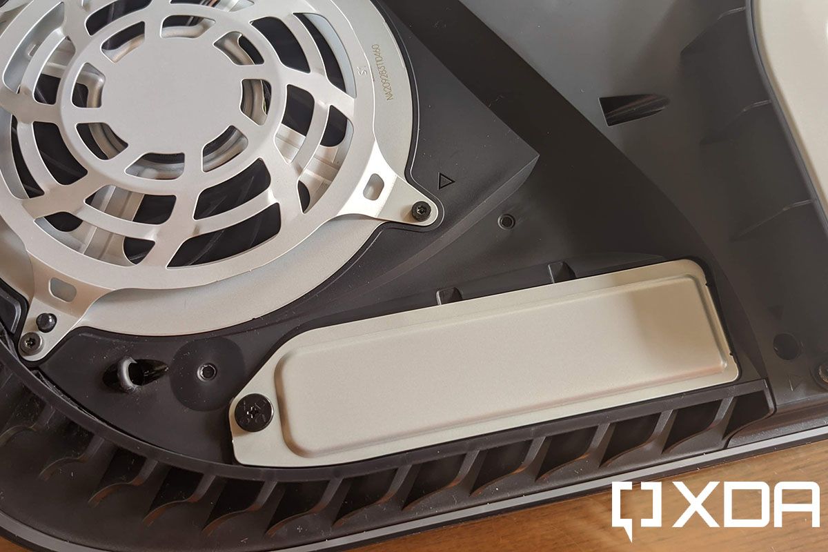 Sony PlayStation 5 internal fan and ssd slot