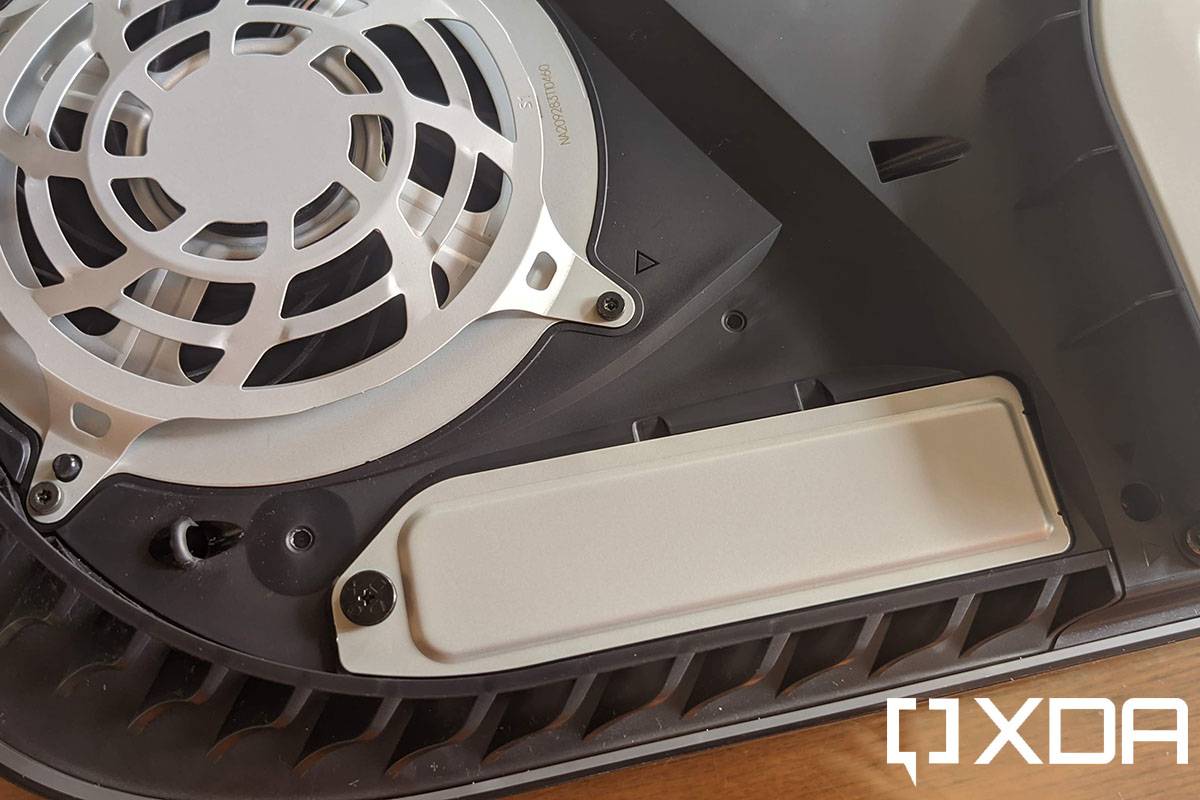 Sony PlayStation 5 internal fan and ssd slot