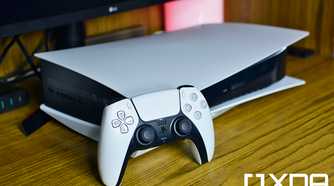 Sony PlayStation 5 and DualSense controller on a table