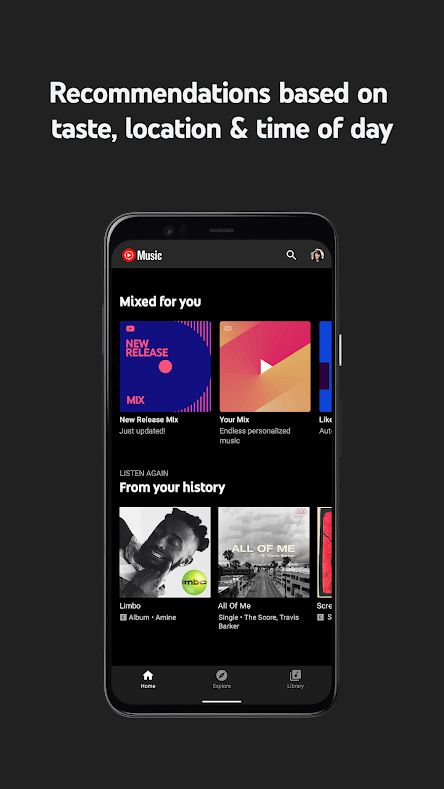 YouTube Music Track List