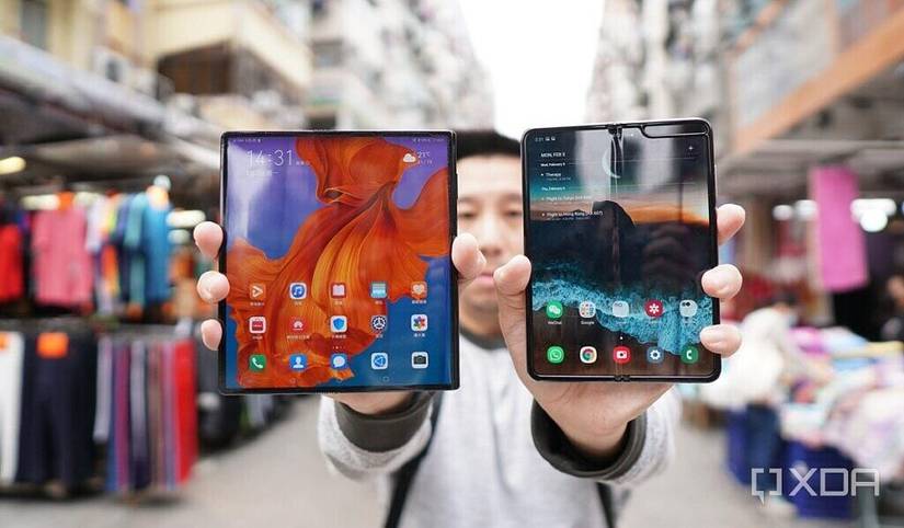 The Huawei Mate X and Galaxy Fold