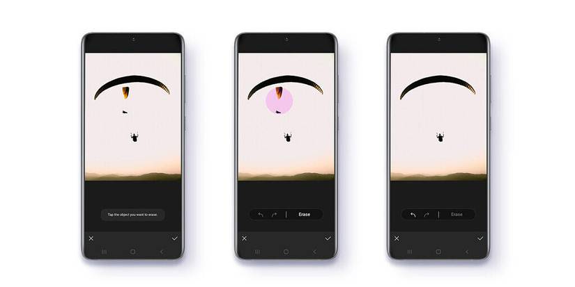 Object Eraser feature on Samsung's One UI 3.1 update